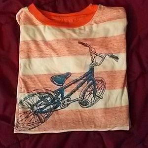 Children's Place stripes bicycle tee